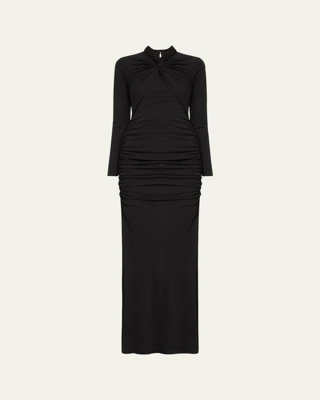 Gathered Jersey Gown