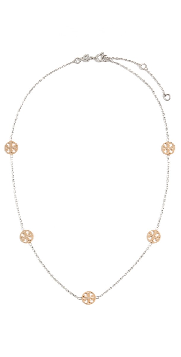 Tory Burch Miller Necklace Tory Silver/Tory Gold