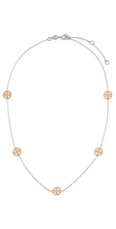Tory Burch Miller Necklace Tory Silver/Tory Gold