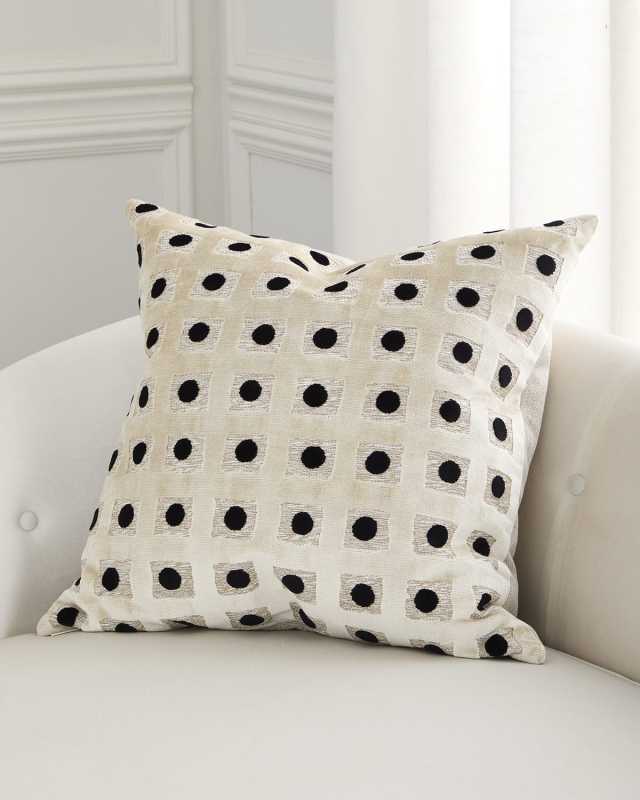 Domino Decorative Pillow, 24" Square