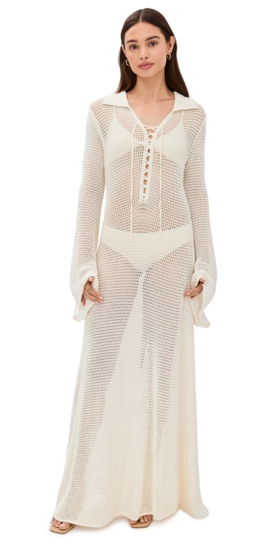 Shani Shemer Clover Maxi Dress Cream