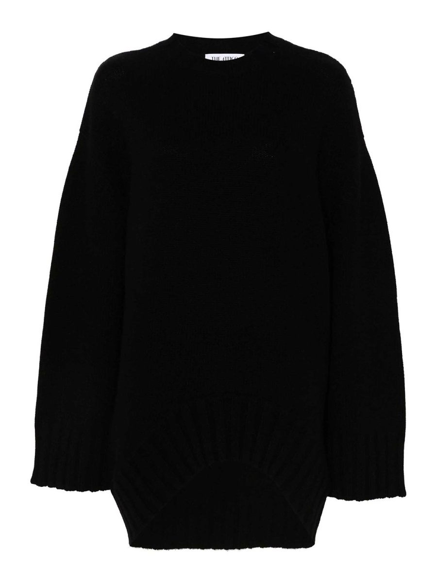 The Attico Robe Au Genou - Noir