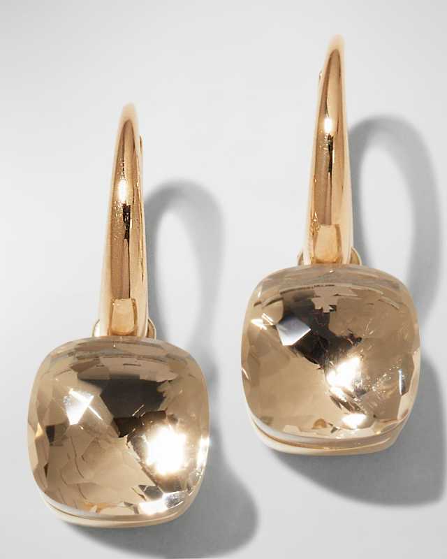 Nudo 18K Rose Gold Petit Drop Earrings