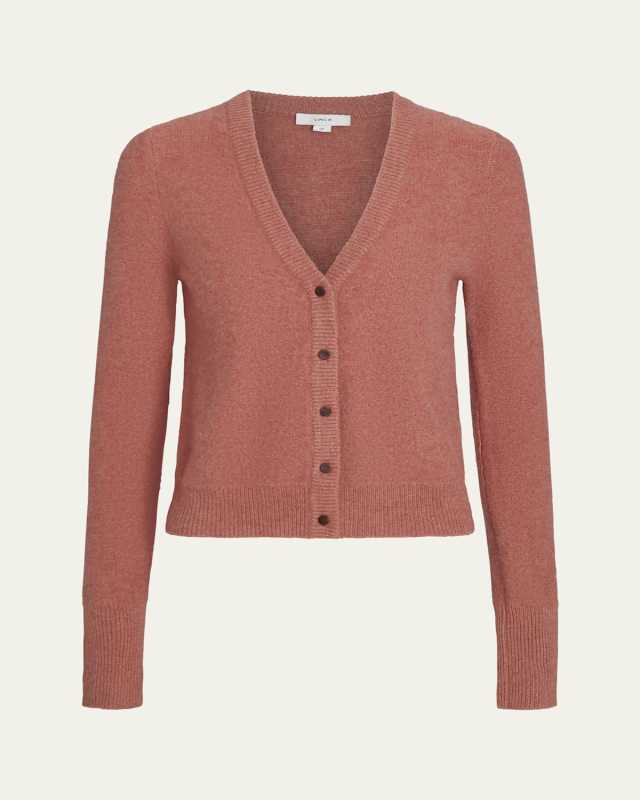 Cashmere Boiled Knit Cardigan