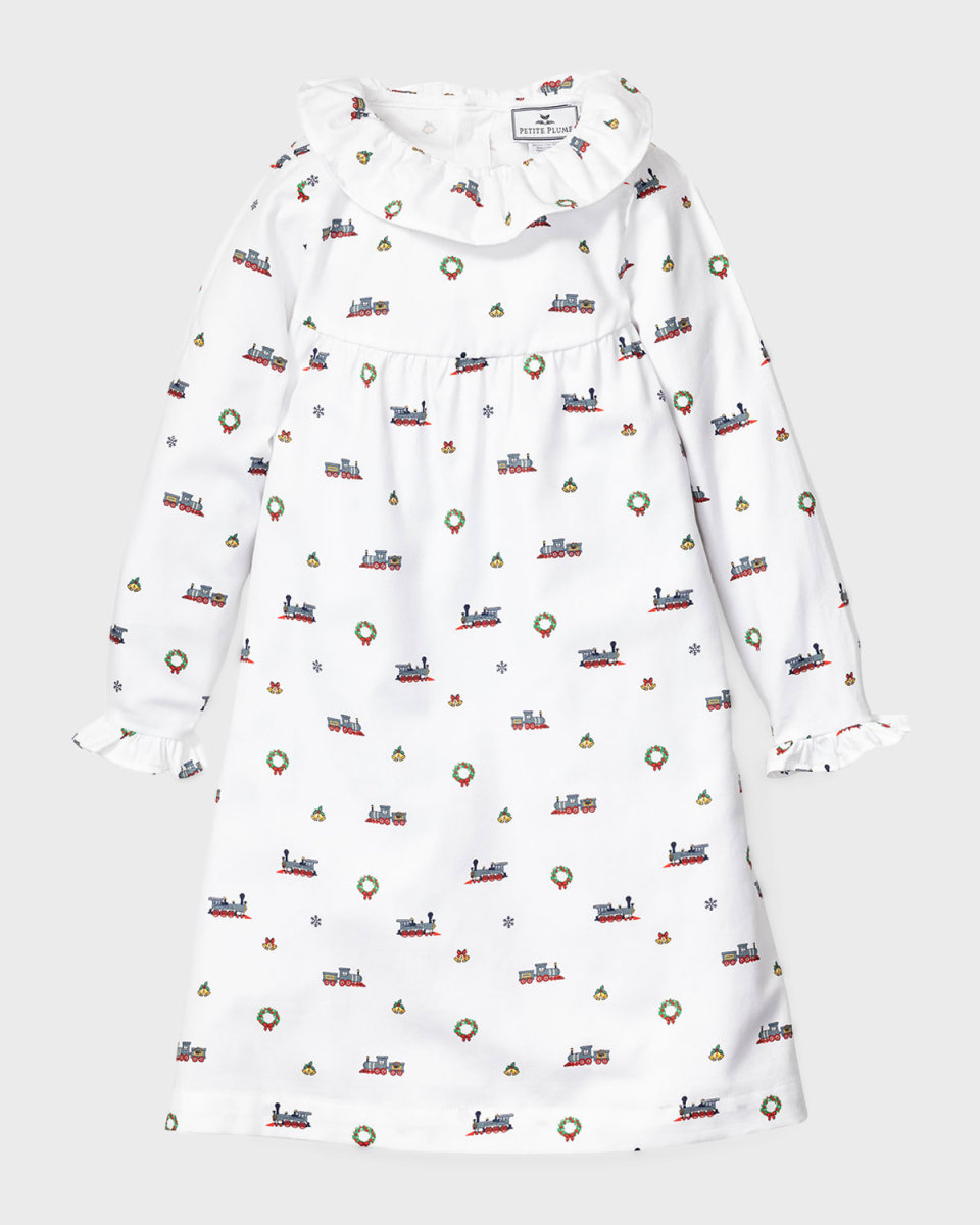 Girl's Scarlett Arctic Express Nightgown, Size 6M-12
