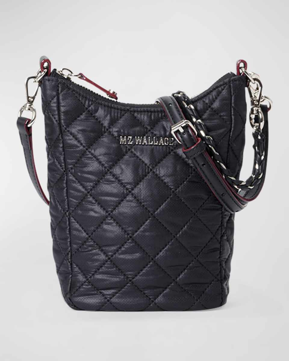 Crosby Quilted Nylon Top-Handle Bag