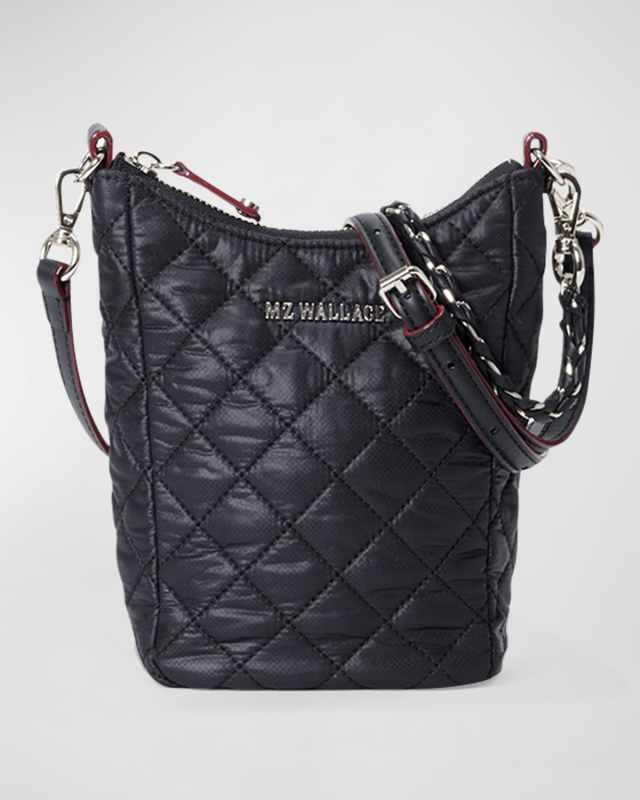 Crosby Quilted Nylon Top-Handle Bag
