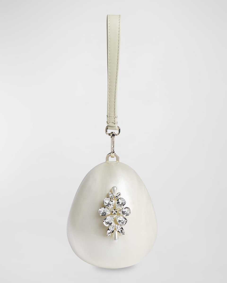 Micro Pearly Egg Crossbody Bag