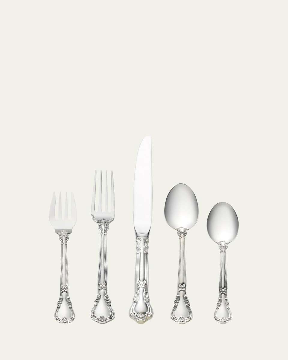 Chantilly 5-Piece Dinner Flatware Setting with Place Spoon