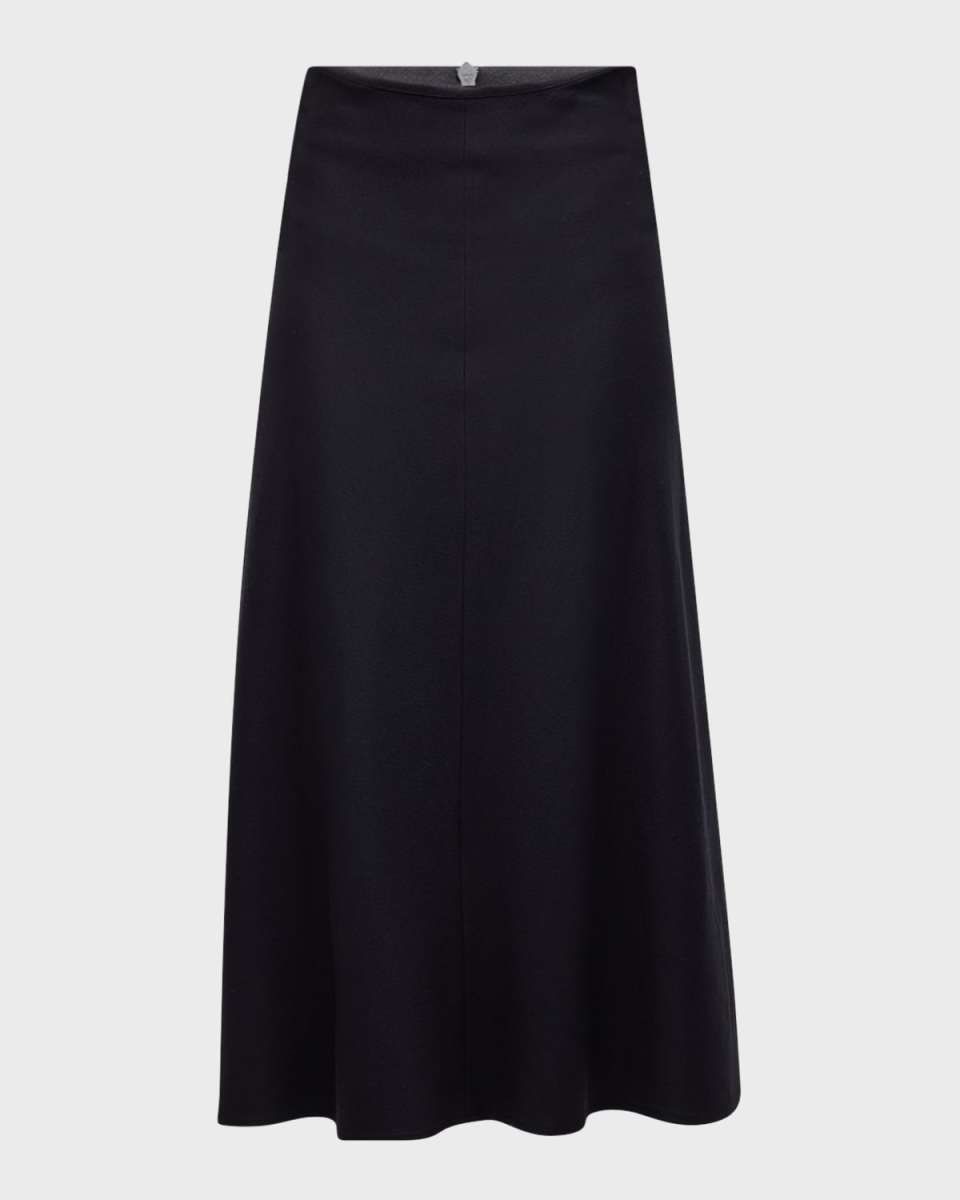 Boushra A-Line Midi Skirt