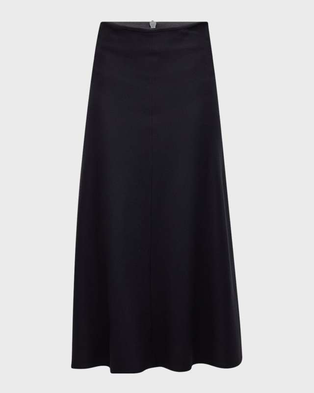 Boushra A-Line Midi Skirt