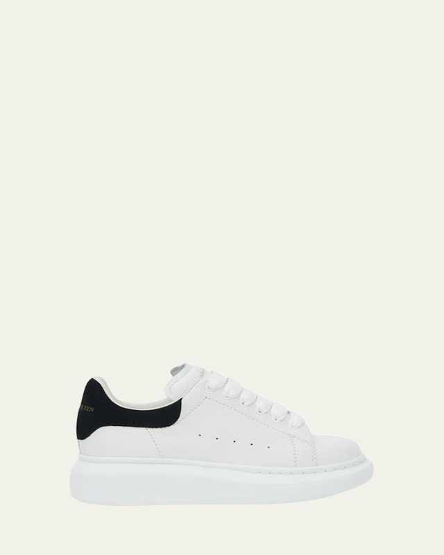 Boy's Oversized Leather Sneakers, Toddler/Kids