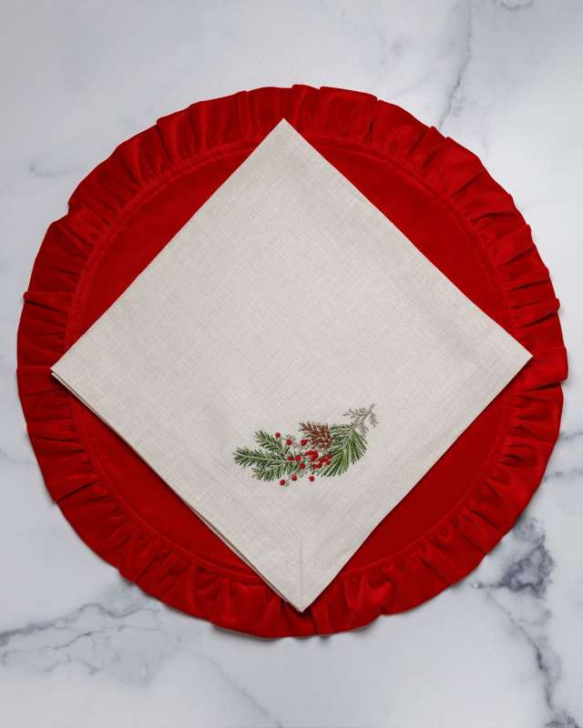 Natale Sprig Napkins, Set of 4