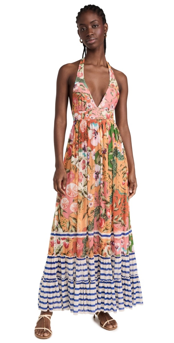 Agua Bendita Ashley Seed Dress Multicolor