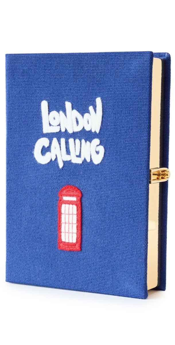Olympia Le-Tan London Calling Book Clutch Ivy