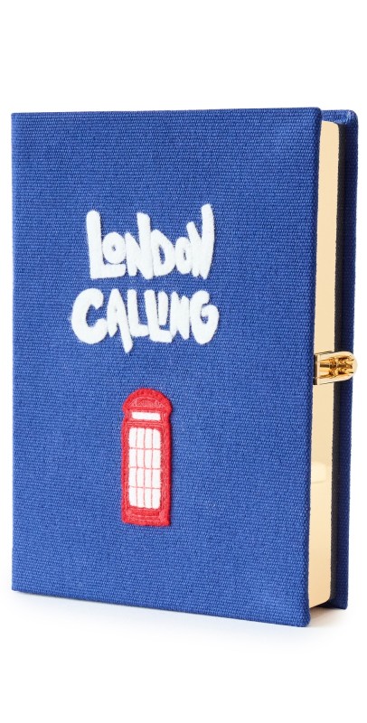 Olympia Le-Tan London Calling Book Clutch Ivy