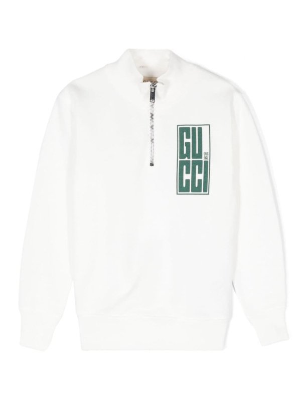 logo-print sweater