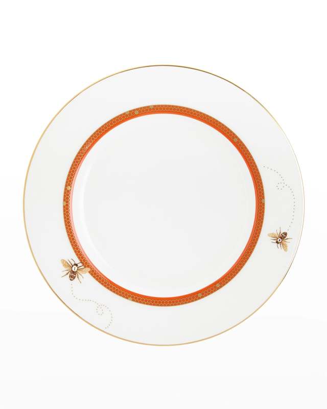 My Honeybee Dinner Plate with Crystal Details