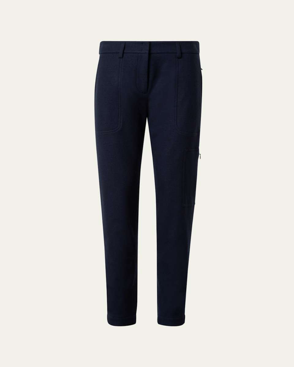 Milla Felted Wool Skinny Cargo Pants