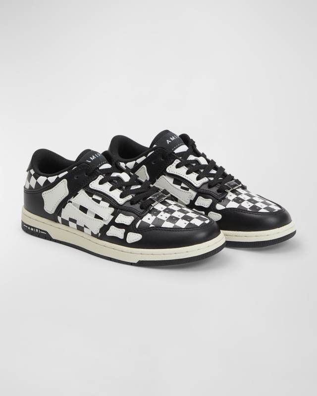 Kid's Skel Top Checkered Low Top Sneakers, Toddlers/Kids