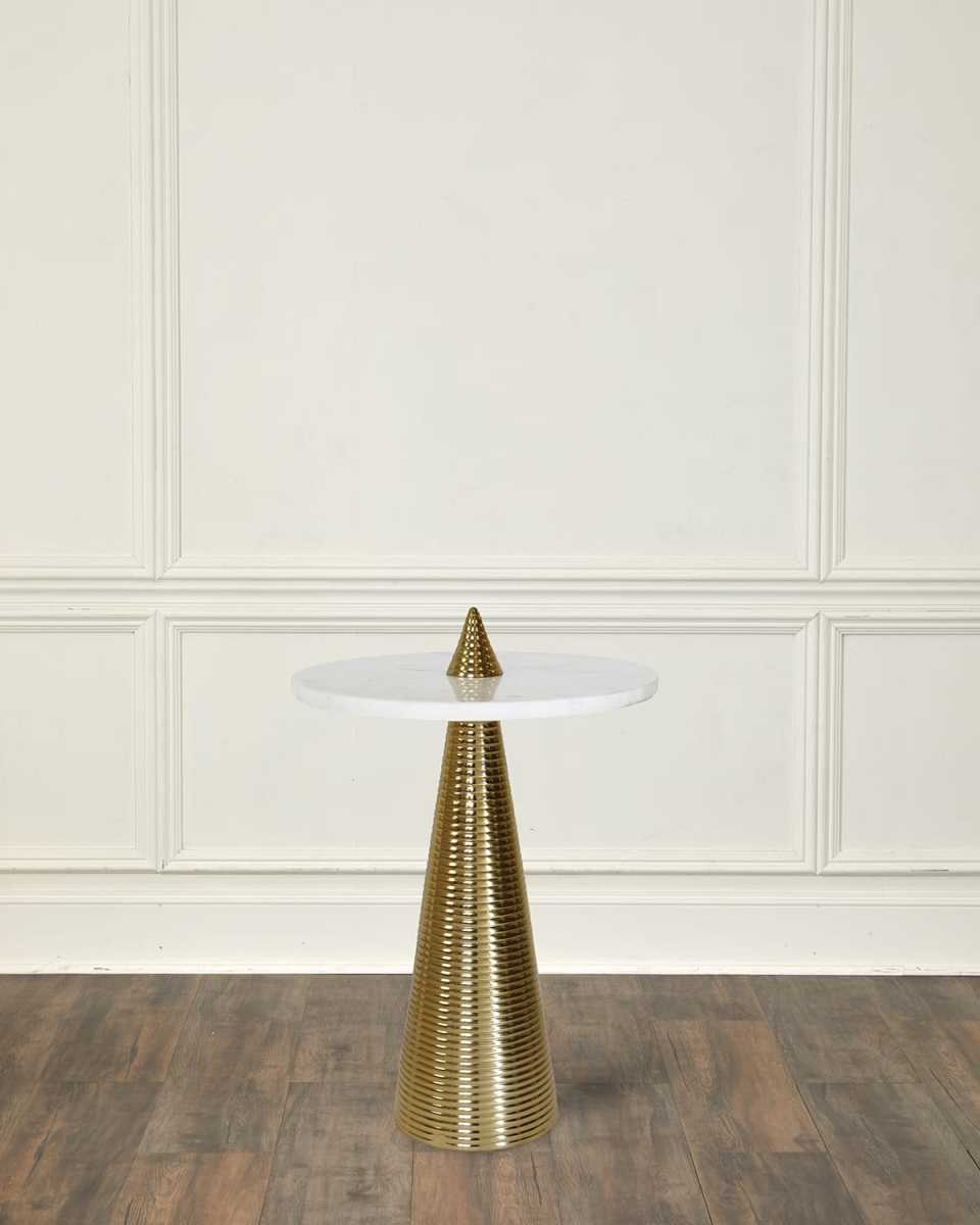 Pasha Conical Coiled Side Table
