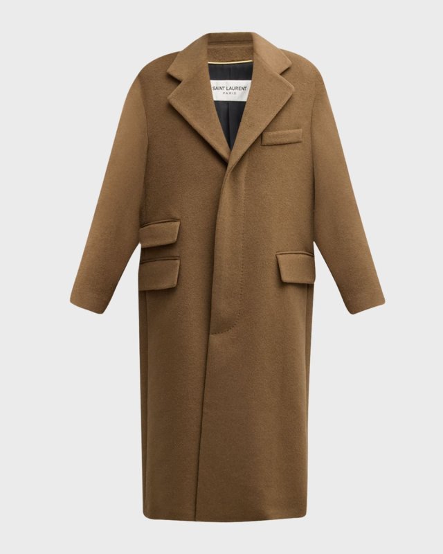Wool-Blend Overcoat