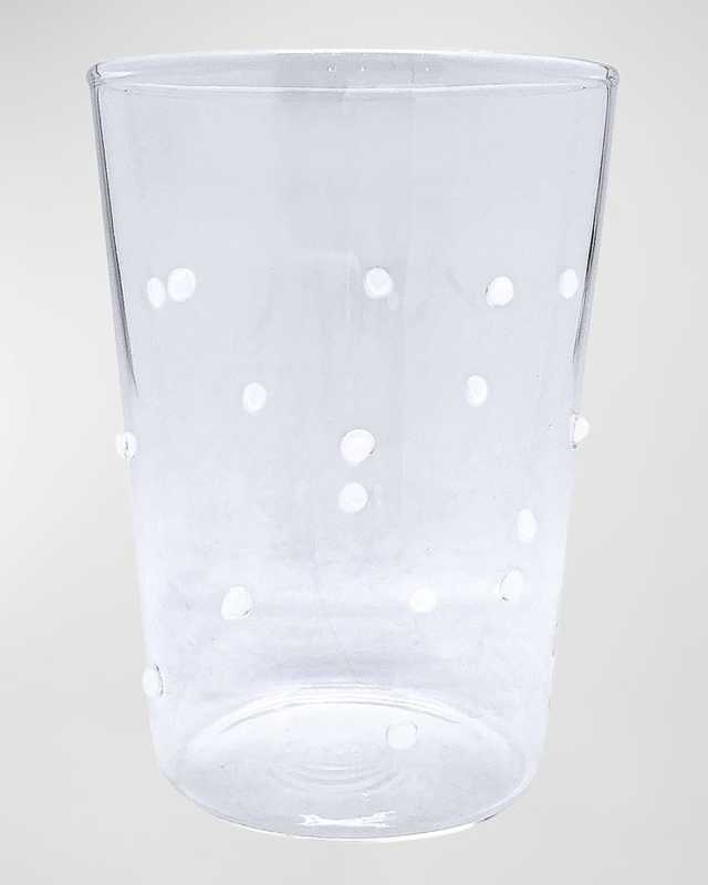 Applique Dotty Double Old Fashion Glass, Set of 4