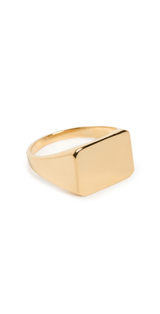 MÉGA Signet Pinky Ring Gold