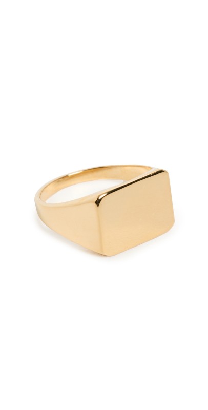 MÉGA Signet Pinky Ring Gold