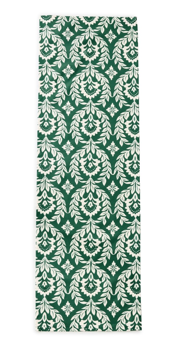 La Double J Herringbone Runner 50x160 Green Garland