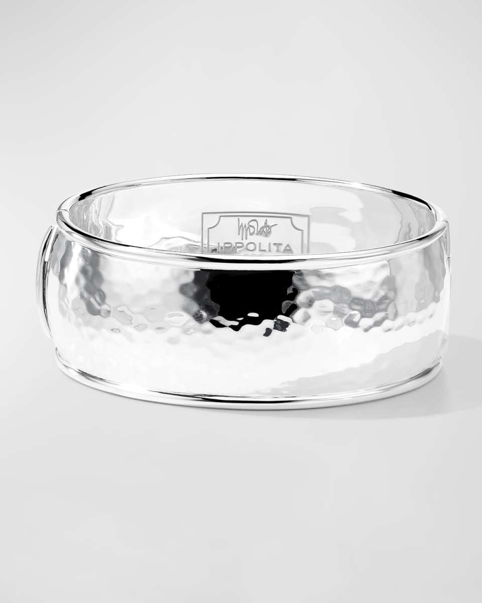 Classico 925 Sterling Silver Wide Goddess Bangl