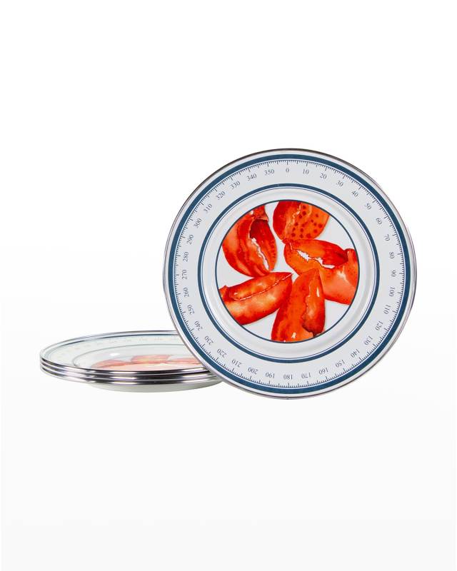 Lobster Sandwich Plates, Set of 4