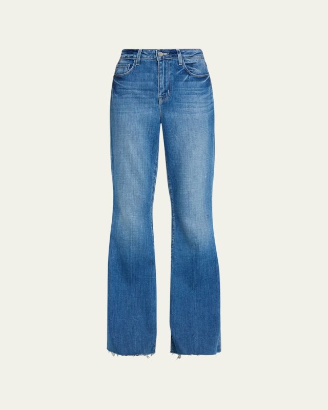Sera High Rise Sneaker Flare Jeans