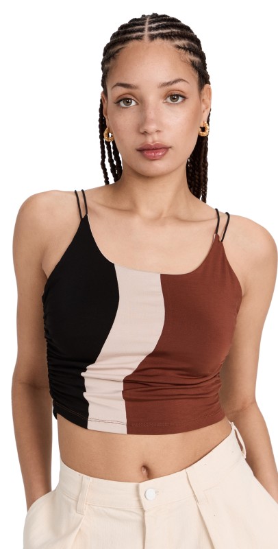 Ahluwalia Elshadai Top Black/Rust/Beige