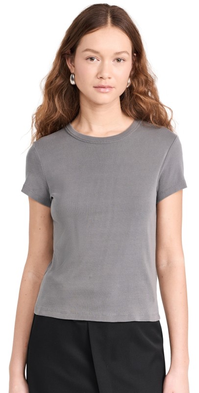 St. Agni Cotton Baby Tee Pewter Grey