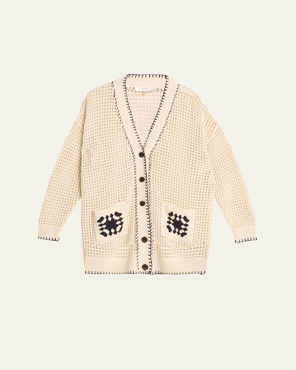 Crochet Pocket Cardigan