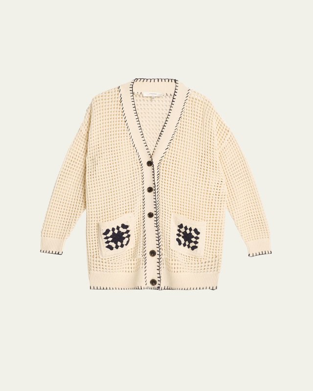 Crochet Pocket Cardigan