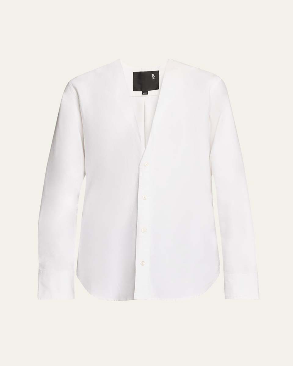 Foldback Button-Front Shirt