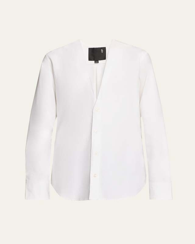 Foldback Button-Front Shirt