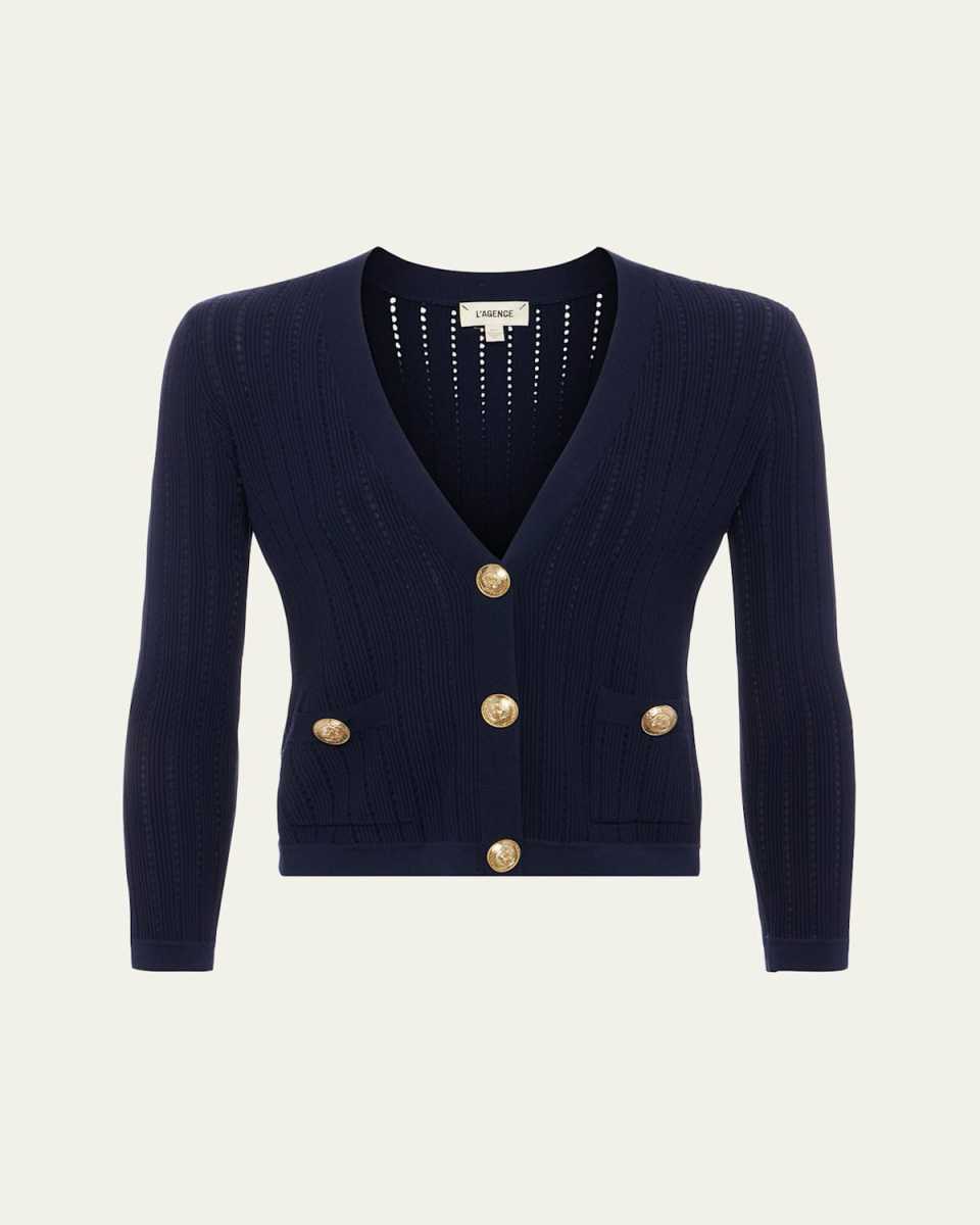 Irvin Pointelle Cardigan