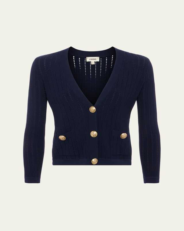 Irvin Pointelle Cardigan
