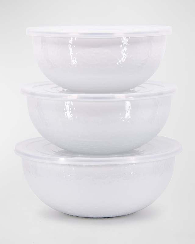 White Mixing Bowls