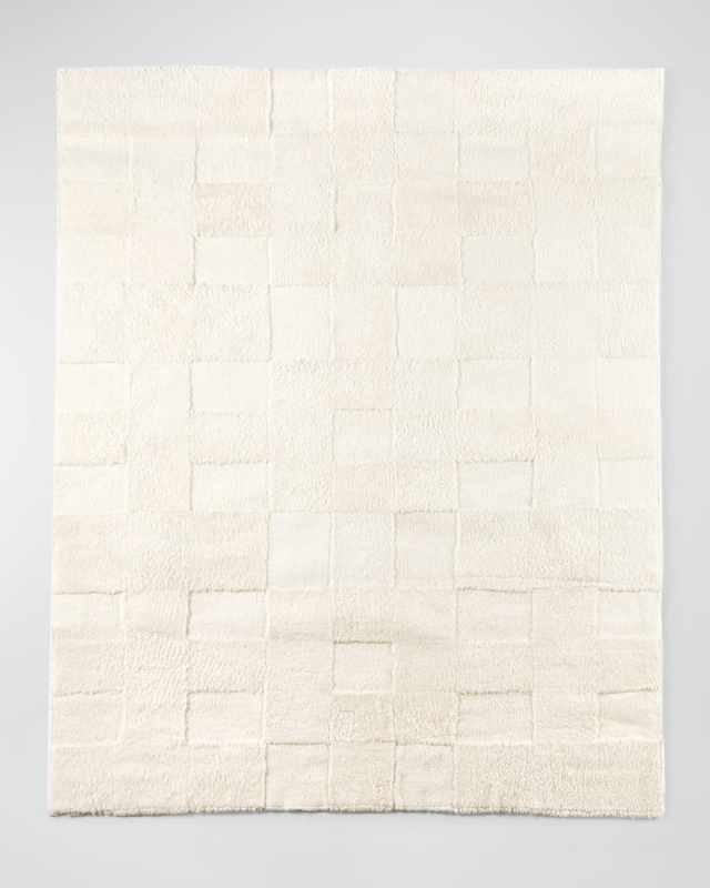 Patchwork Shearling Rug, 8' x 10'