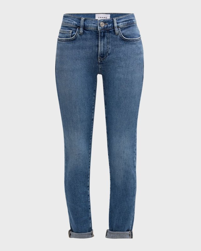 Le Garcon Cropped Boyfriend Jeans