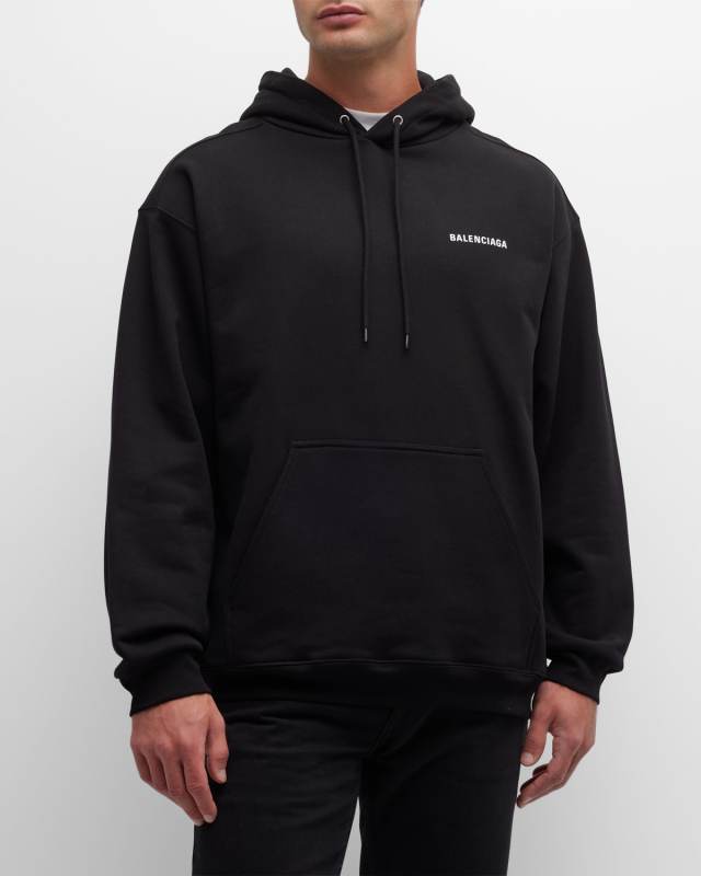 Men's Terry Logo Pullover Hoodie