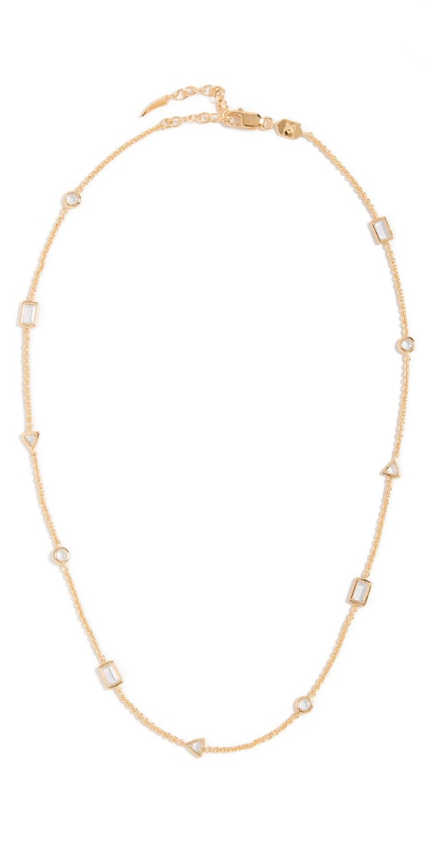 Missoma White Fine Choker Gold