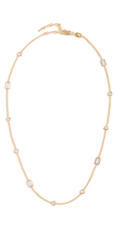Missoma White Fine Choker Gold