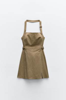 ZARA BUCKLED MINI DRESS