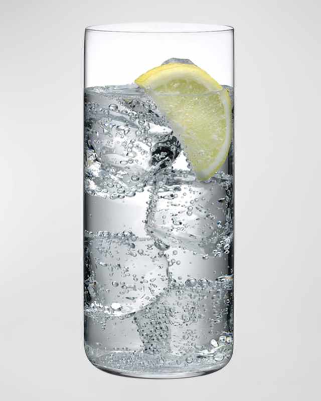Crystal Highball Glasses, Set of 4