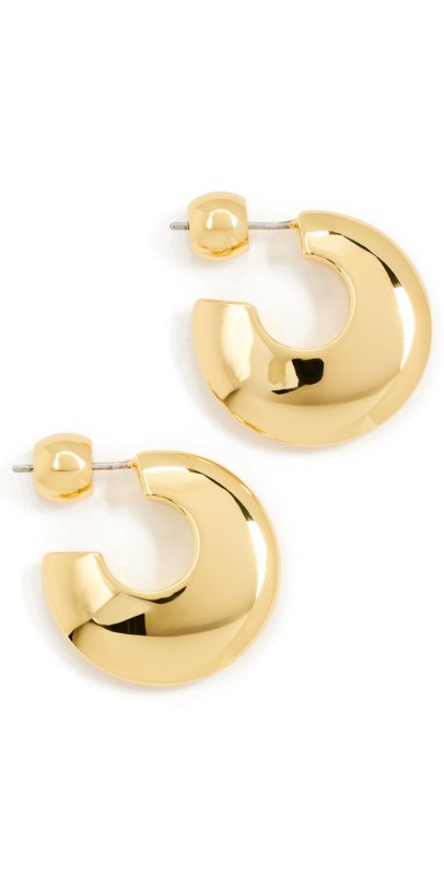 Gorjana Paseo Arc Hoops Gold